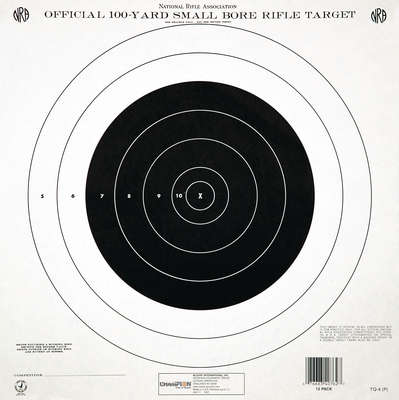 Targets Champion Traps&Targets GTQ4 CHAMPION NRA GTQ4 100YD S/B T/Q 12PK • Model: GTQ4